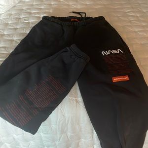 Heron Preston fleece sweatpants xs